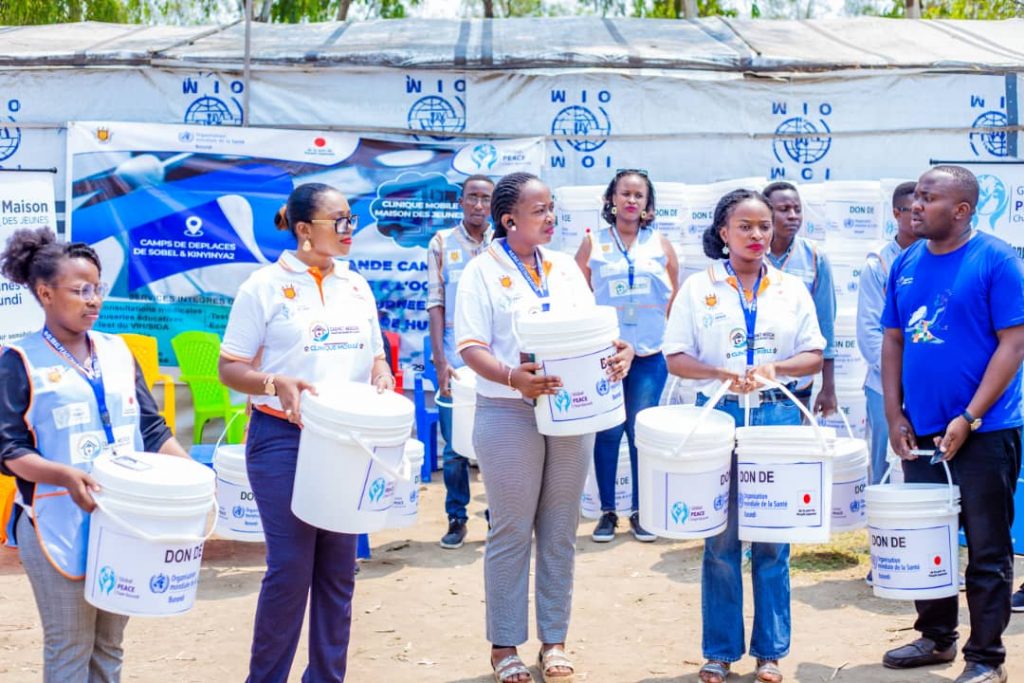 Campagne de santé menée par la clinique mobile de la Maison des Jeunes du Burundi