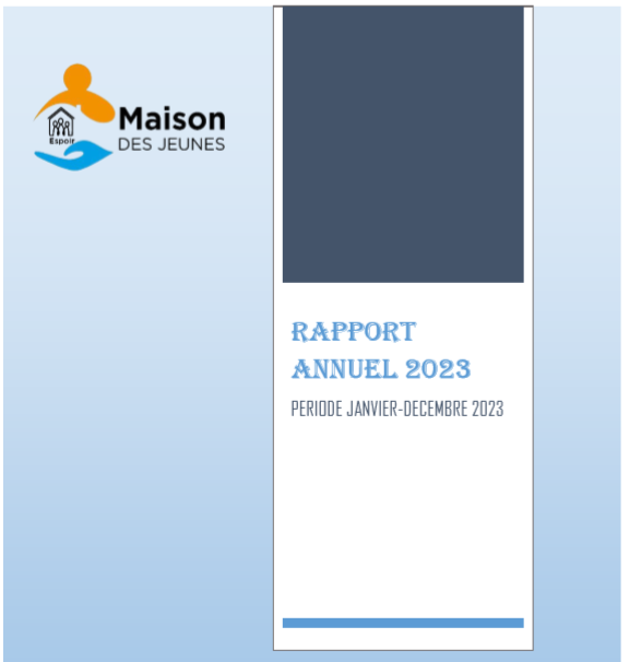 Rapport Annuel 2023 Maison des Jeunes du Burundi