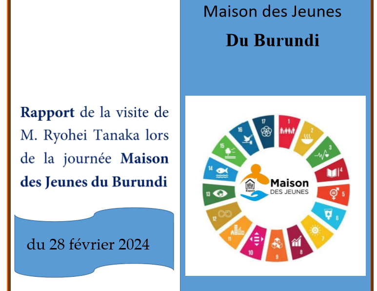 Rapport de la visite de M. Ryohei Tanaka lors de la journée Maison des Jeunes